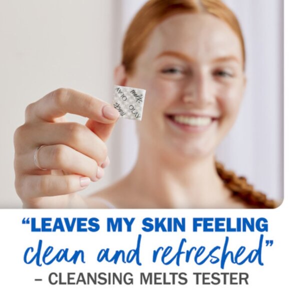 🌈4/$20 NIP Olay Vitamin C Cleansing Melts Facial Cleanser Foaming Face Wash x4 - Picture 5 of 13